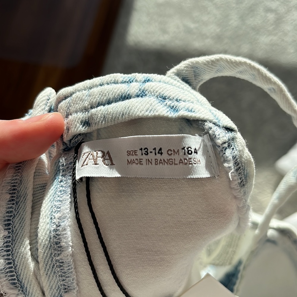 Zara denim top - Picture 3 of 4